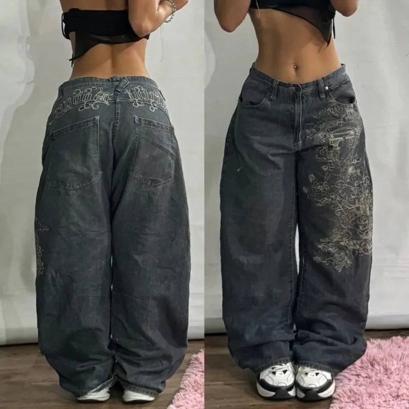 Washed Baggy Jeans